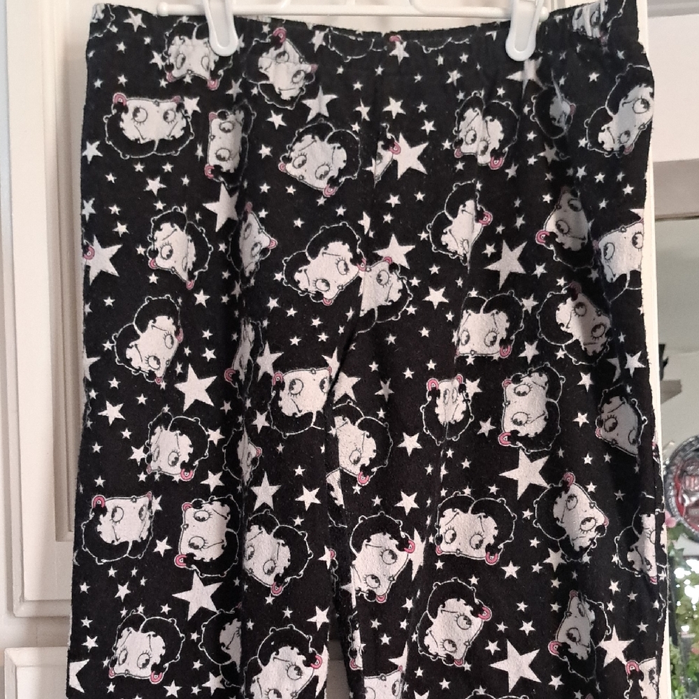 Betty Boop Black and White Star Print Skirt